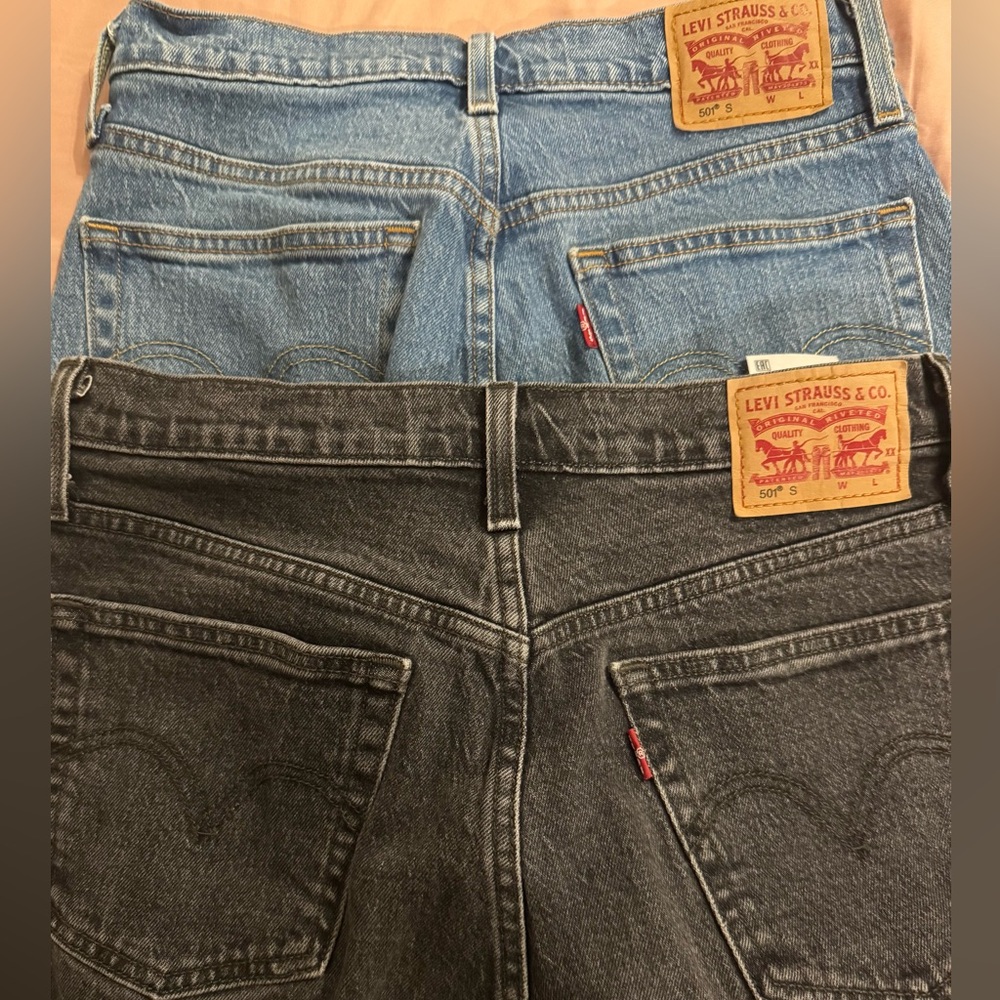 Levi's women’s 501 Skinny Jeans -2 pair